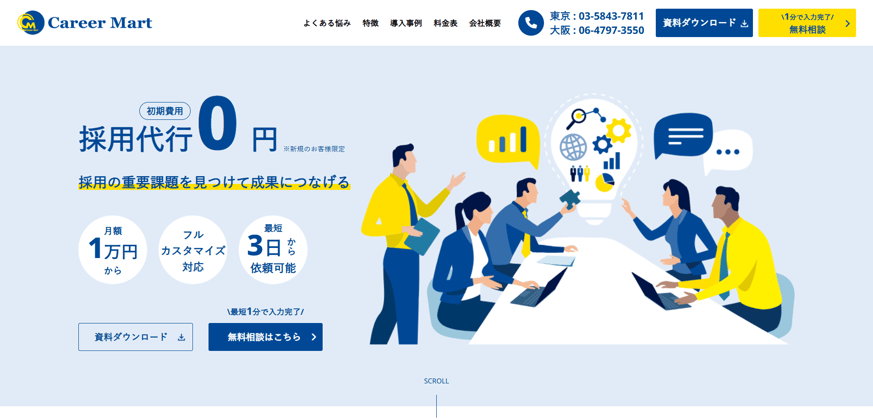 9-7. 採用アウトソーシング|株式会社キャリアマート